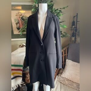 Soia & Kyo Black Long Blazer Coat
